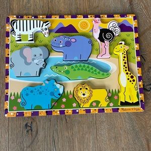 Melissa & Doug Zoo chunky puzzle
